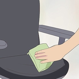 Как почистить офисное кресло